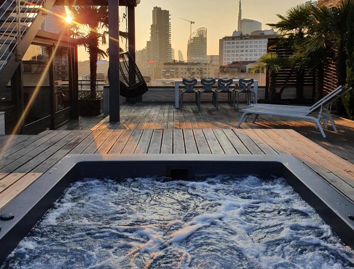 Appartamento Skyline Milano Esterno foto